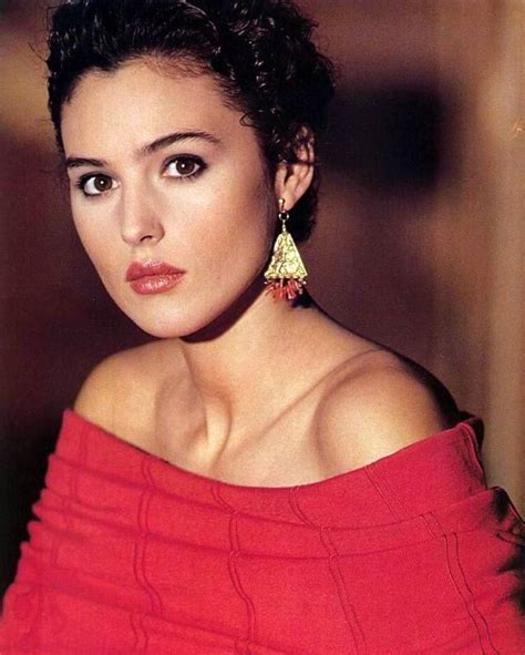 italian actress monica bellucci|monica bellucci young age.